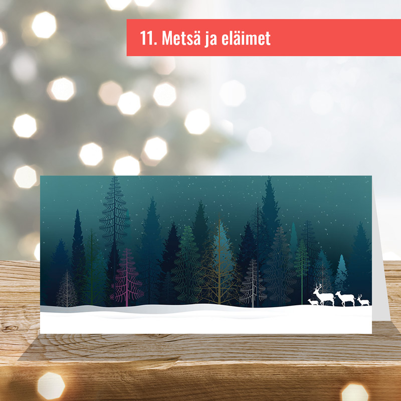 Joulukuusilahjakortti, kartonkinen - Image 12