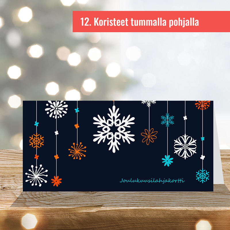 Joulukuusilahjakortti, kartonkinen - Image 13