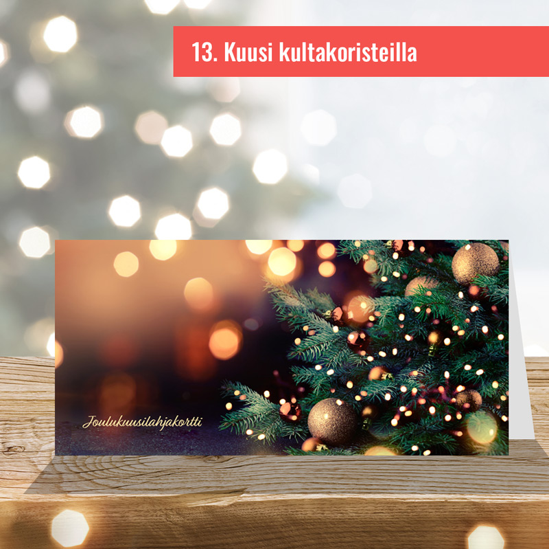 Joulukuusilahjakortti, kartonkinen - Image 14