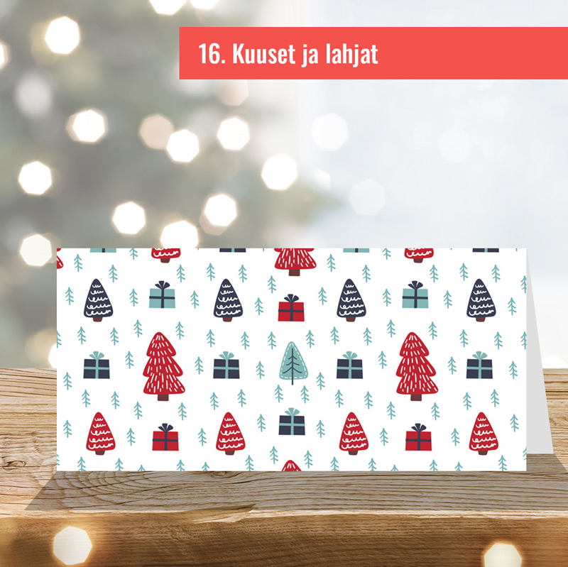 Joulukuusilahjakortti, kartonkinen - Image 17