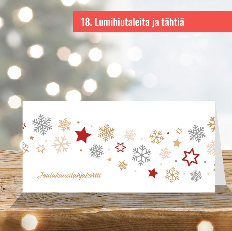 Joulukuusilahjakortti, kartonkinen - Image 19