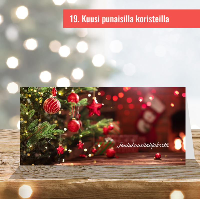 Joulukuusilahjakortti, kartonkinen - Image 20