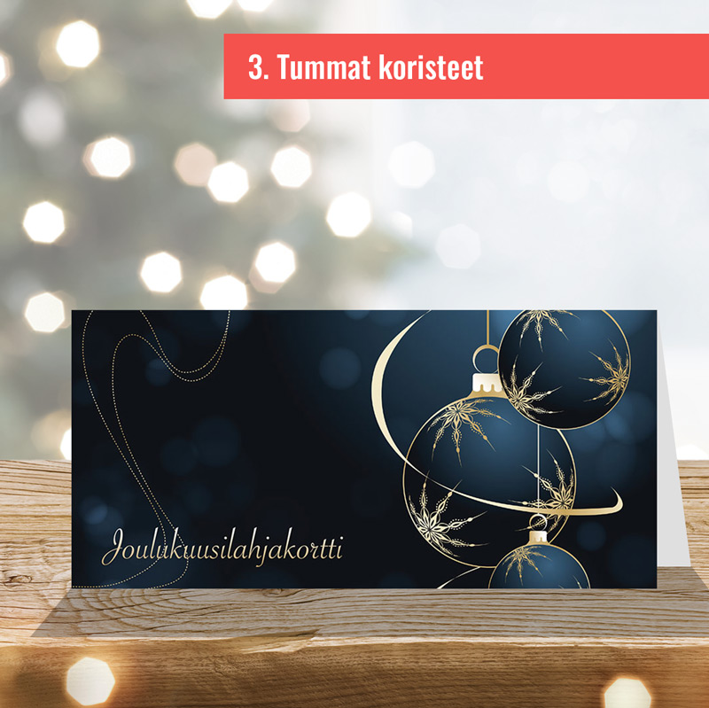 Joulukuusilahjakortti, kartonkinen - Image 4