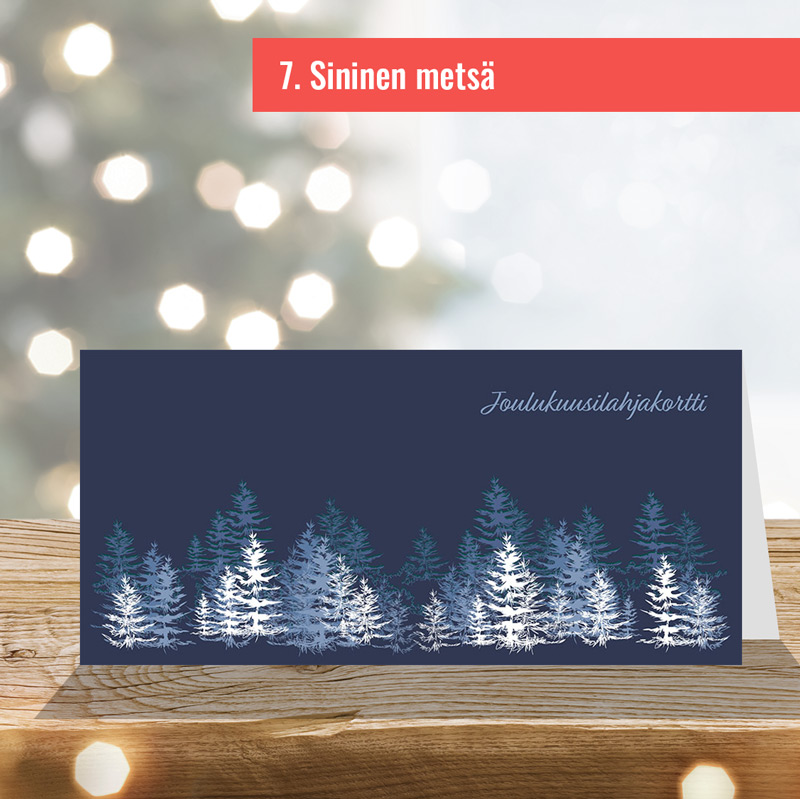 Joulukuusilahjakortti, kartonkinen - Image 8