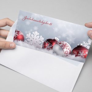 Joulukuusilahjakortti, kartonkinen