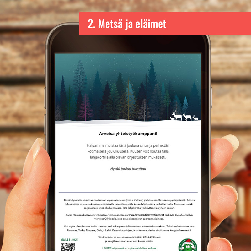 Joulukuusilahjakortti, digitaalinen - Image 3