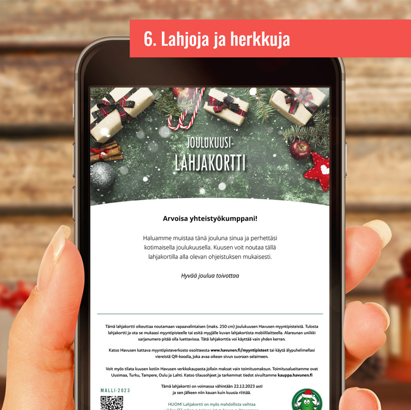 Joulukuusilahjakortti, digitaalinen - Image 7