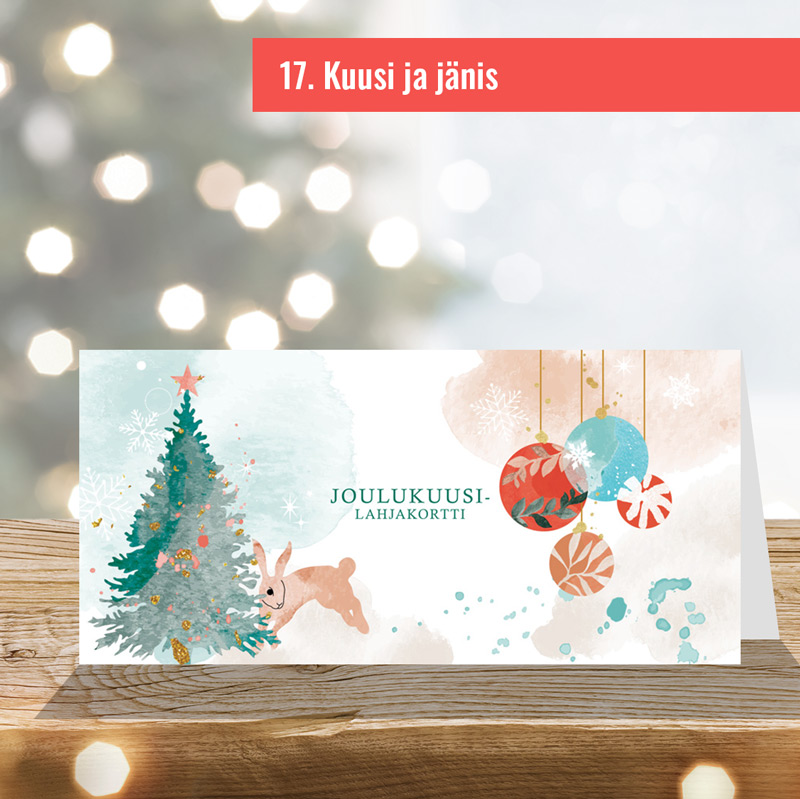 Joulukuusilahjakortti, kartonkinen - Image 18